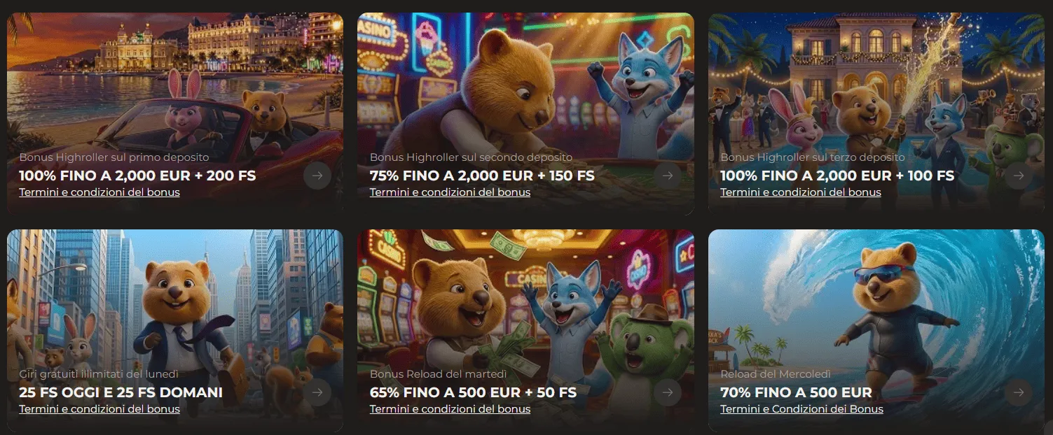 Promozioni Oliver Casino